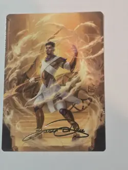 Basri, Tomorrow's Champion Gold Stamp Art Card MTG M/NM 9/54 Aetherdrift TCG - Image 1