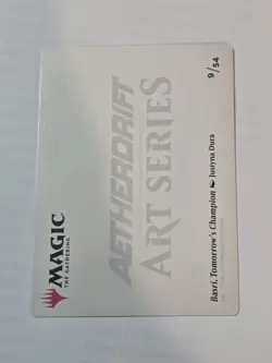 Basri, Tomorrow's Champion Gold Stamp Art Card MTG M/NM 9/54 Aetherdrift TCG - Image 2