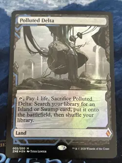 Polluted Delta Zendikar Rising Expeditions Foil NM-M Unplayed - Image 1