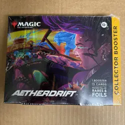 Magic The Gathering MTG Aetherdrift Collectors Booster Omega Pack Sealed - Image 1