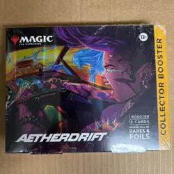 Magic The Gathering MTG Aetherdrift Collectors Booster Omega Pack Sealed - Image 3
