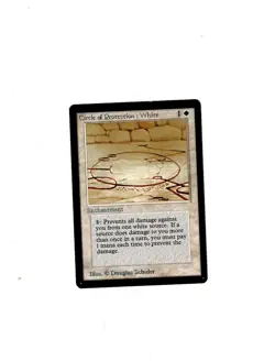 Magic the Gathering CIRCLE OF PROTECTION WHITE Beta MTG - Image 1