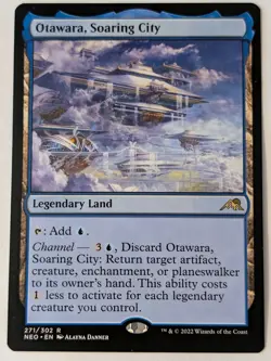 Otawara, Soaring City #271 (NM) Kamigawa: Neon Dynasty NEO MTG LEGENDARY LAND - Image 1