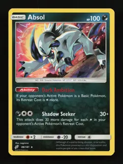 Absol 88/181 Holo Rare SM - Team Up Pokemon Card - Image 1