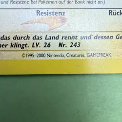 Raikou 22/64 Neo Revelation 1st First Edition Pokemon Card Rare NM - Image 3