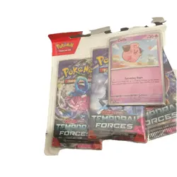 Pokemon Temporal Forces - Cleffa 3-Pack Booster Blister Factory Sealed - Image 1