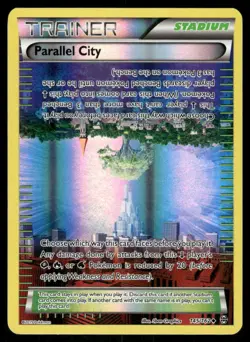 Pokemon Cards Parallel City 145/162 Reverse Holo BREAKthrough XY NM - Image 1