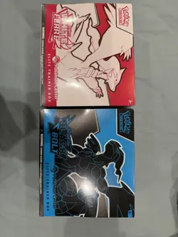 Pokemon Black Bolt and White Flare Pokemon Center ETB Factory Sealed - Image 1