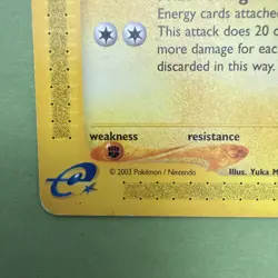 2003 Pokemon Skyridge - Pikachu 84/144 - Non Holo - Image 3