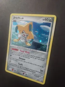 Pokemon 2009 Jirachi LV. 39 Holo Rare Rising Rivals #7/111 - Image 4