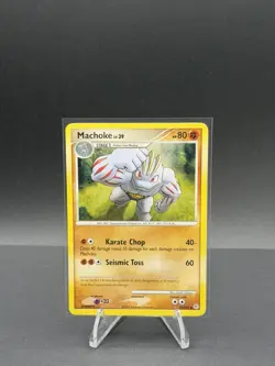 Pokemon TCG- Machoke 53/130 Normal Diamond & Pearl LP/MP - Image 1