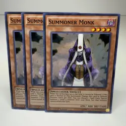 3x Yugioh Summoner Monk FUEN-EN039 Super Rare - LP-NM 💎 - Image 1