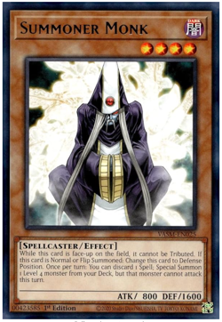 Yu-Gi-Oh! - Summoner Monk - VASM-EN025 - Rare - 1st Ed - NM/M - Image 1
