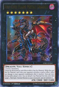 Legendary Decks II #LDK2-ENJ41 Red-Eyes Flare Metal Dragon - Image 1