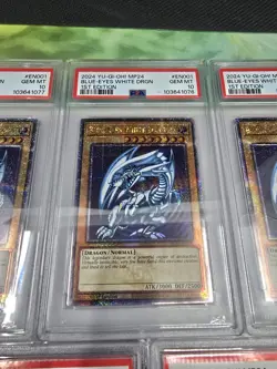 YUGIOH PSA 10 7X Blue-Eyes White Dragon MP24-EN001 QCR 1st Edition SDK ART - Image 4