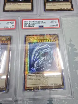 YUGIOH PSA 10 7X Blue-Eyes White Dragon MP24-EN001 QCR 1st Edition SDK ART - Image 5