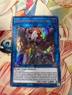 Yugioh Condemned Darklord DUOV-EN006 1st Ed Ultra - Image 1