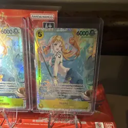 Bandai Namco One Piece Card Game EB-03 Extra Booster Nami Holo English Lot of 3 - Image 4