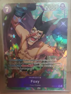 Foxy Rare Alt Art OP07-071 One Piece CCG 500 Years in the Future - Image 1