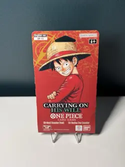 One Piece TCG OP13 Carrying On His Will Sleeved Booster Pack New Sealed English - Image 1