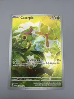 Caterpie 172/165 NM -Illustration Rare Pokemon Card- Scarlet And Violet 151 - Image 1