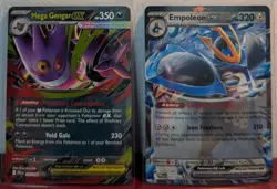 Pokemon English Phantasmal Flames ex 2 Card Lot: Gengar, Empoleon - Image 1