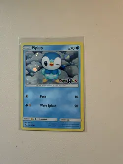 Piplup Holo Foil Exclusive Toys R Us Promo Card 32/156 Pokemon Brand New Mint - Image 1