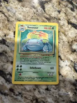 Pokemon Venusaur Card First Edition Holo Rare, 100 HP, Base Set 15/102 - Image 1