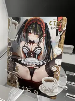 KURUMI TOKISAKI Dream of Desire Card Goddess Story Anime Waifu CIR-09 Coffee - Image 3
