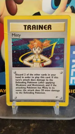 MISTY Gym Heroes Series POKEMON Holo 2000 TRAINER Trading Card 18/132 - Image 1