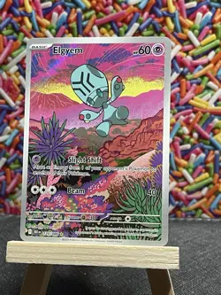 Pokemon TCG Elgyem Card 120/086 Black Bolt Illustration Rare NM - Image 1