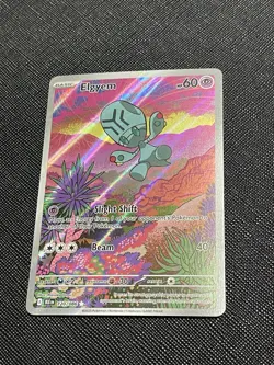 Pokemon TCG Elgyem Card 120/086 Black Bolt Illustration Rare NM - Image 3