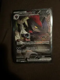 Pokemon TCG N's Zoroark EX Holo Card 185/159 Sv09: Journey Together - Image 1
