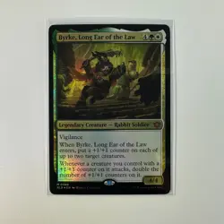 Byrke, Long Ear of the Law Bloomburrow Foil MTG NM - Image 1