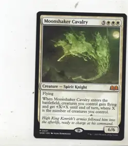 Moonshaker Cavalry 0021 Wilds of Eldraine x1 1x MTG Single - Image 1