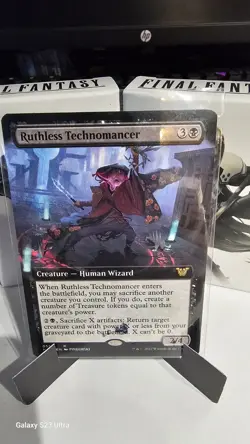 Ruthless Technomancer (Extended Art) Commander: Kamigawa: Neon Dynasty Regular - Image 1