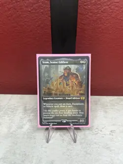 Sram, Senior Edificer Foil Etched Multiverse Legends MTG NM - Image 1