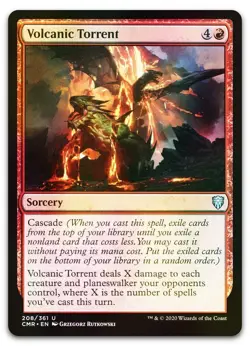 Volcanic Torrent #208 (Foil) (NM) Commander Legends CMR Magic MTG - Image 1