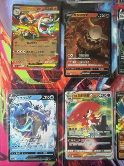Pokemon 16 Card Lot nm V Max Mega Amazing Ex HOLO Rare Hits Only F93 - Image 3