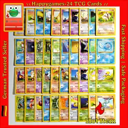 40x Pokemon Karten POOR! WOTC Sammlung gemischt div. Set TCG non Holo /N1 - Image 1