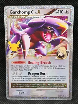 Garchomp C Lv.X 145/147 HOLO Celebrations 2021 Pokemon 25th Anniversary - Image 1