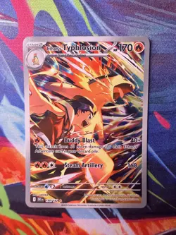Pokemon Ethan's Typhlosion 190/182 Destined Rivals Illustration Rare Full Art - Image 1