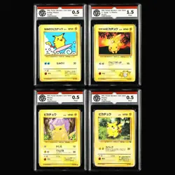 CCG 0.5/1.5 1996 Pokemon JPN Pikachu No.025 4PCS - Image 1