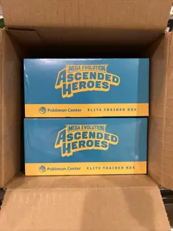 Pokemon TCG -X2 Ascended Heroes Pokemon Center ETB Elite Trainer Boxes ( 2 ) - Image 1