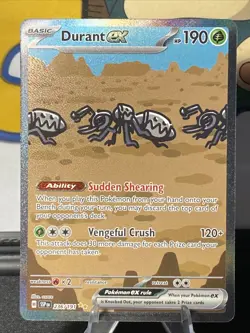 Pokemon TCG Durant ex 236/191 Sv08: Surging Sparks Illustration Rare Holo NM - Image 1