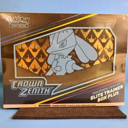 Pokemon Center Exclusive Crown Zenith ETB Elite Trainer Box Plus Factory Sealed - Image 1