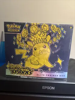 Pokemon Surging Sparks Pokemon Center ETB Elite Trainer Box Sealed - Image 1