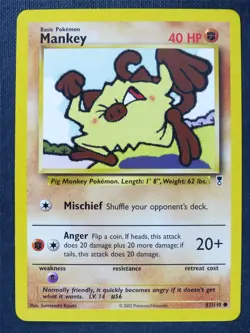 Mankey 81/110 - Legendary Collection - Pokemon Cards #7P - Image 1