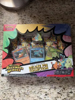 Pokemon TCG: Mega Evolution Ascended Heroes Deluxe Pin Collection Factory Sealed - Image 1