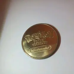 2003 Nintendo Pokemon Ruby Limited Edition Gameboy GROUDON Holo Collector Coin - Image 5